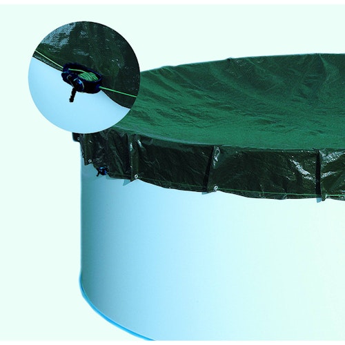 Summer Fun Extra-Abdeckplane für Ø 4,6x7,25m Oval-/Achtform