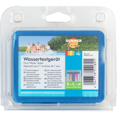 Summer Fun Wassertestgerät Sauerstoffmethode
