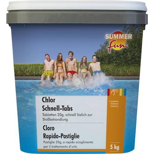 Summer Fun Chlortabletten Mini Schnell-Tabs 20g 5,0kg