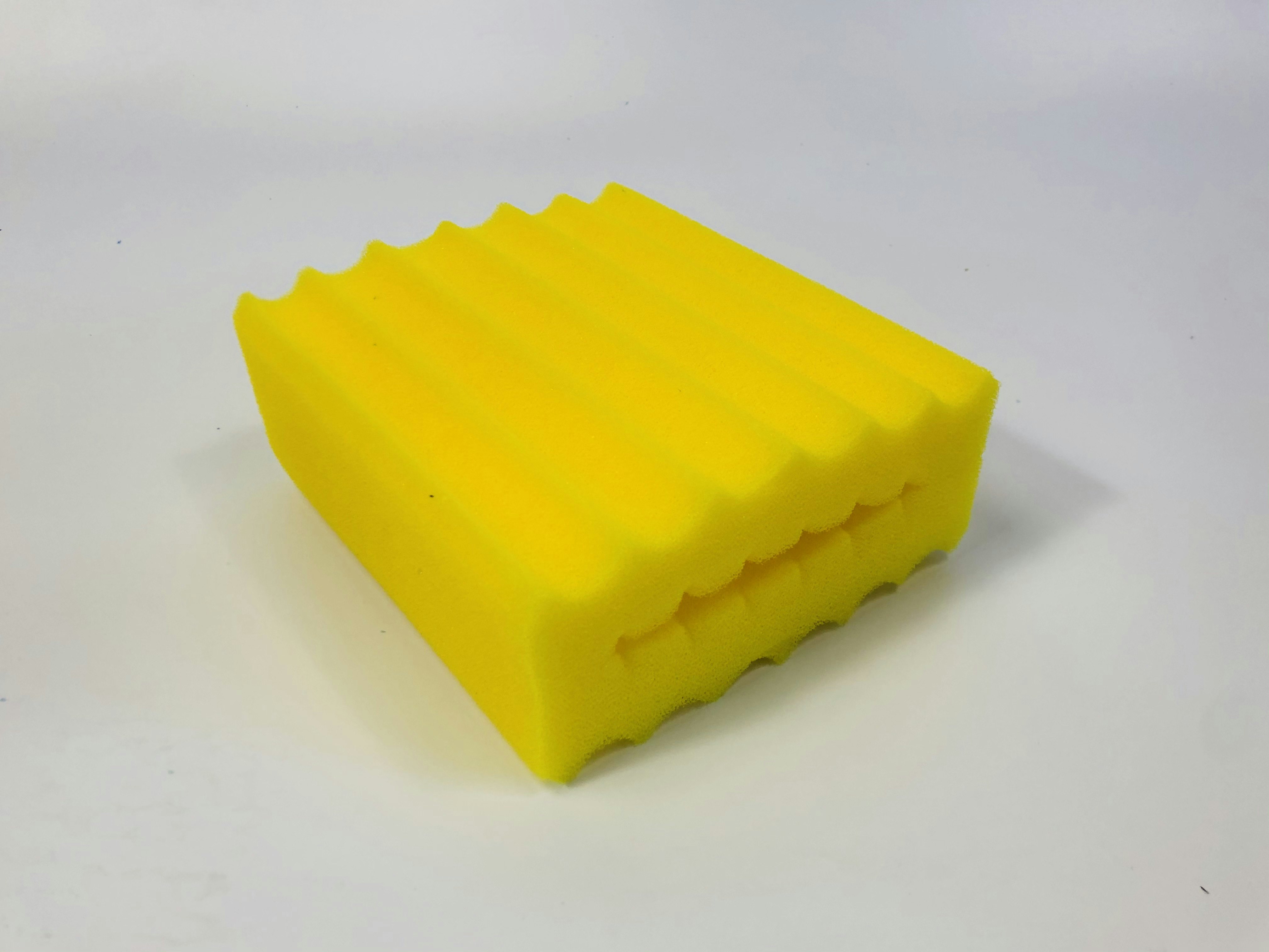 Heissner Filterschwamm für Kartusche, gelb, fein, 30ppi, für FPU10100 / FPU16000 / FPU24000 (ab 2021)