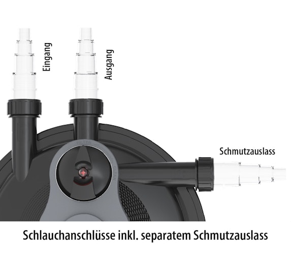 Heissner Teichaußenfilter-Set mit der Pumpe HFP3500 (FPU10000-00) Modell ab 2021