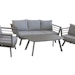 Garden Pleasure Lounge Set ELIA, Aluminium Dunkelgrau / Kissen 100 % Polyester GrauBild