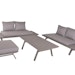 Garden Pleasure Lounge-Set CELIA, Aluminium Hellgrau / Kissen 100 % Polyester TaupeBild