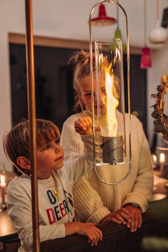 höfats SPIN 90 Hängefeuer silber