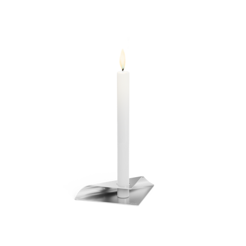 höfats Kerzenhalter SQUARE CANDLE silber