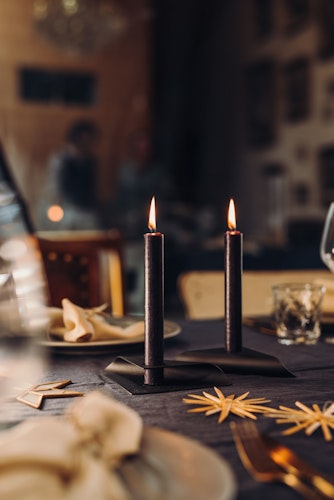 höfats Kerzenhalter SQUARE CANDLE schwarz