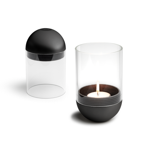 höfats GRAVITY CANDLE Windlicht schwarz