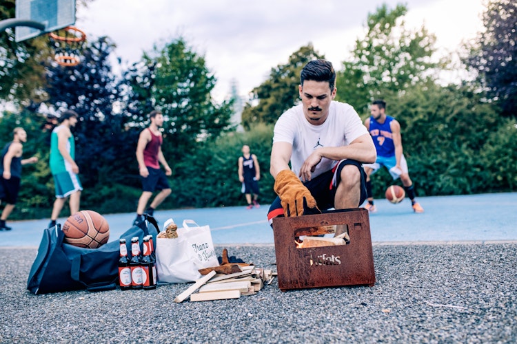 höfats BEER BOX Feuerkorb rostig