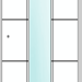Hörmann DesignLine Holz-Zimmertürblatt - Stripe 15 mit 4 Linien und Lichtausschnitt 24 mittig - Duradecor - mit oder ohne SchlüssellochbohrungBild