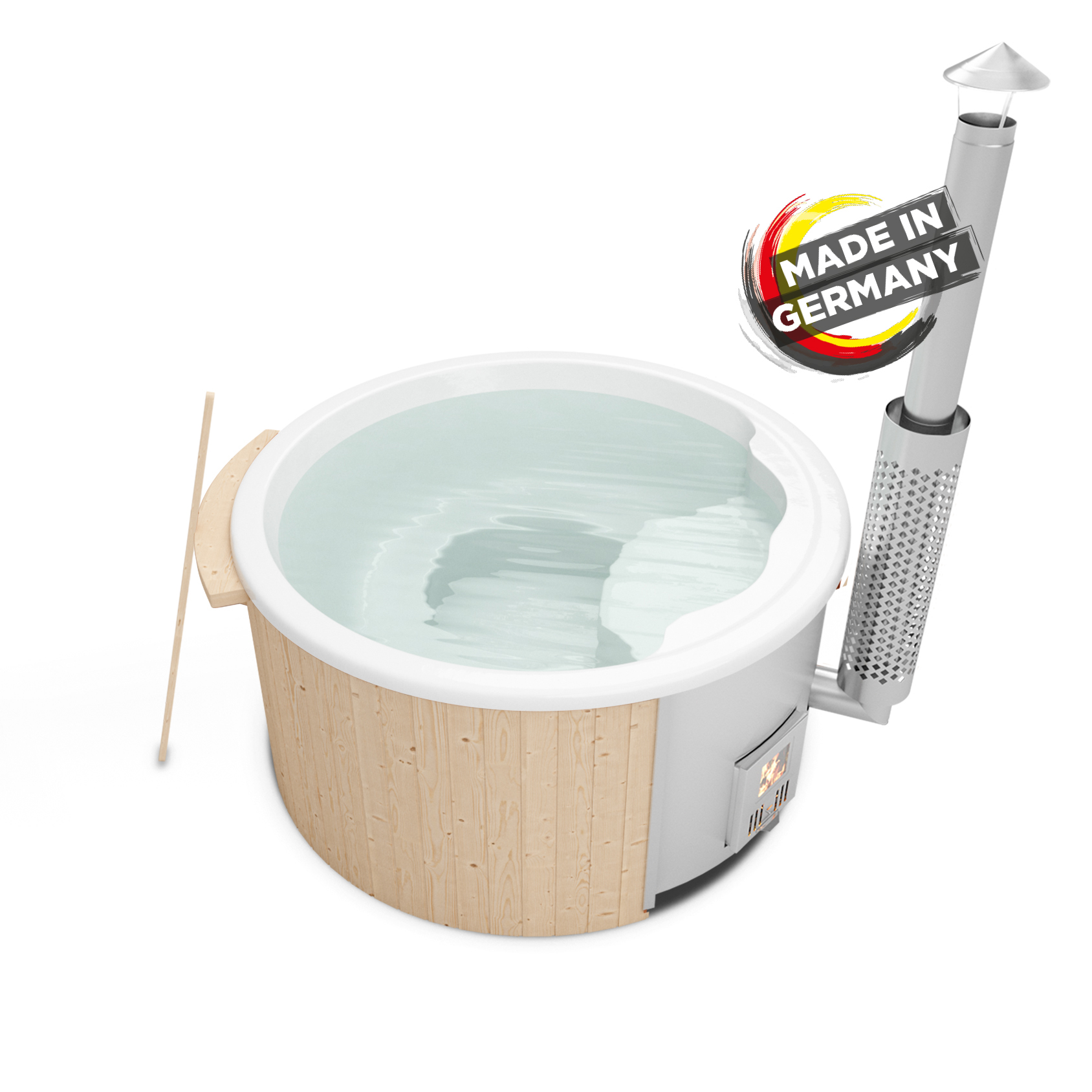 Vorschaubild Galerie Holzklusiv Hot Tub / Badefass Saphir 180 Basic Wanne