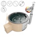 Holzklusiv Hot Tub / Badefass Saphir 180 SPA DELUXE CLEAN