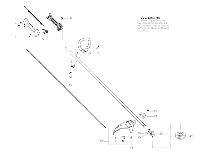 Husqvarna Rasentrimmer 124 L, 20102200001-current, US_CAN