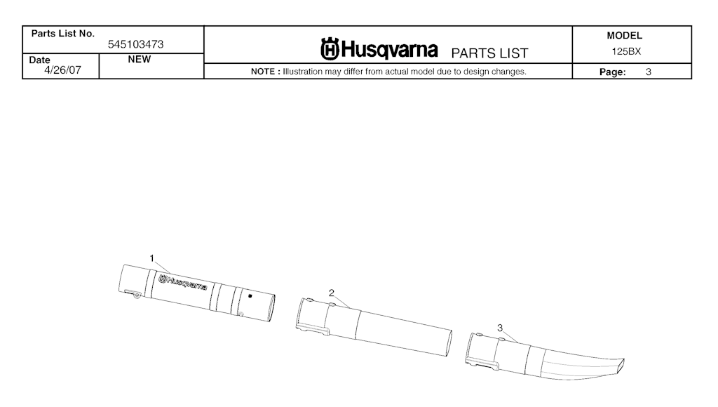 Explosionszeichnung Ersatzteile