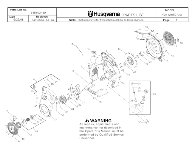 Husqvarna Blasgeräte 125 BX, 20082200001-Current