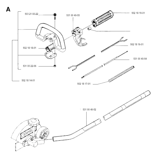 Husqvarna Rasentrimmer 19931400001 125E Bild