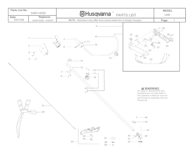 Husqvarna Motorsensen/Freischneider 125 R, 20082200001-Current