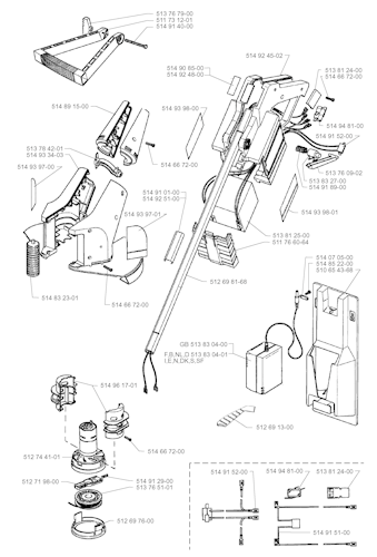 Husqvarna Motorsensen/Freischneider 12 RC, 19961400001-Current Bild