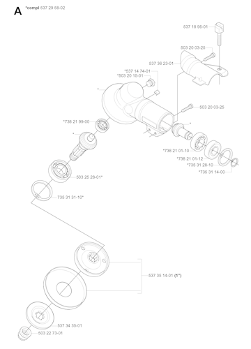 Husqvarna Motorsensen/Freischneider 20054100001 143R