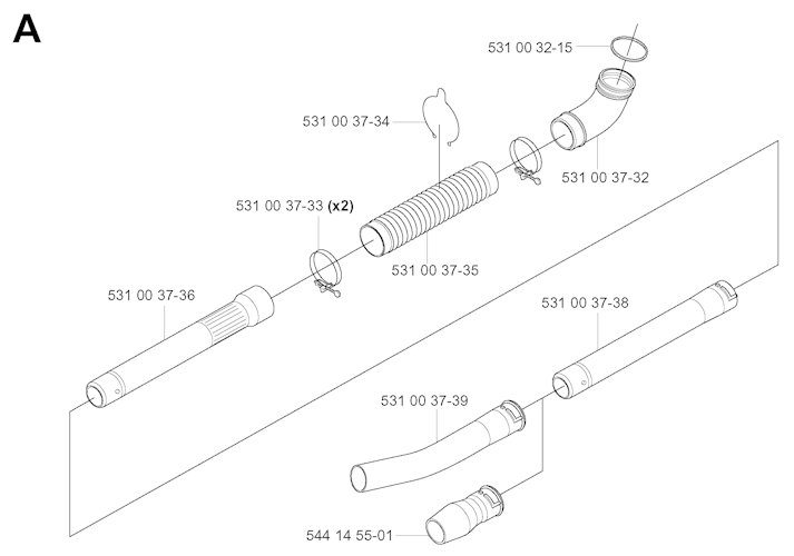 Husqvarna Blasgeräte 165 BT, 20053300001-Current, US Bild