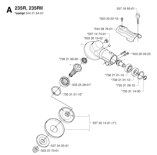 Husqvarna Motorsensen/Freischneider 235 R, 20061400001-20070100000