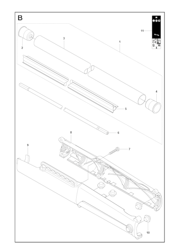 Husqvarna Motorsensen/Freischneider 20093600001 241R