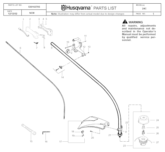 Husqvarna Rasentrimmer 20030100001 24C