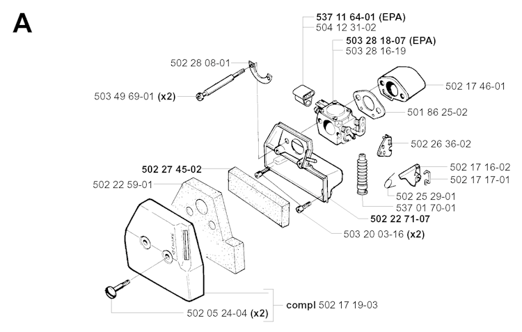 Husqvarna Motorsensen/Freischneider 250 R, 20011800001-20023100000