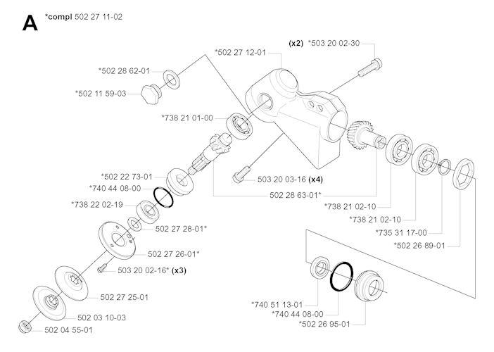 Husqvarna Motorsensen/Freischneider 20144900001 252RX