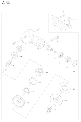 Husqvarna Motorsensen/Freischneider 20091400001 253RJ