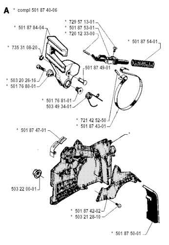 Husqvarna Kettensägen 254, 19942300001-19960100000