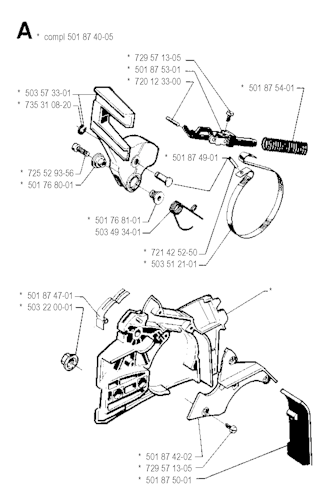 Husqvarna Kettensägen 262 XP, 19900900001-19910900000