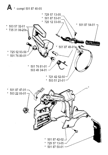 Husqvarna Kettensägen 262 XP, 19910900001-19924400000