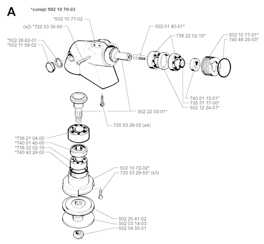 Husqvarna Motorsensen/Freischneider 19954500001 265RX