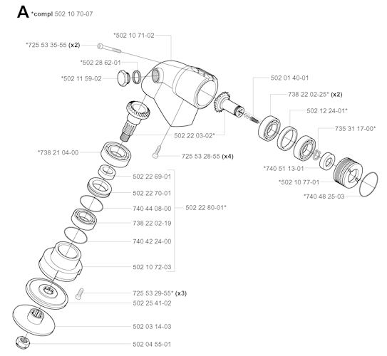 Husqvarna Motorsensen/Freischneider 20012600001 265RX