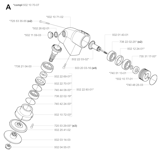 Husqvarna Motorsensen/Freischneider 20144900001 265RX