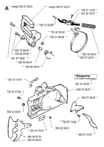 Husqvarna Kettensägen 268, 19910500001-19933600000