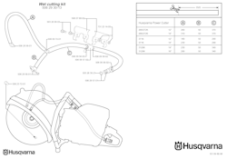 Husqvarna Trennschleifer 3120K WET CUTTING KIT, 506293013, 1999-02