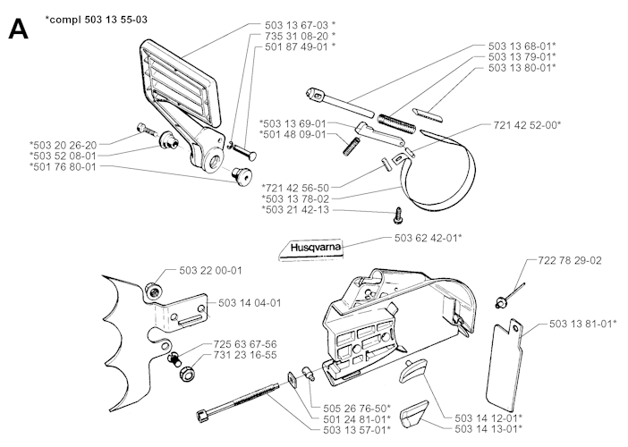 Husqvarna Kettensägen 3120, 19980900001-20000600000