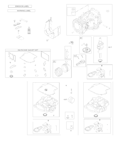 Husqvarna Motoren & Getriebe BRIGGS & STRATTON ENGINES, 31E7772439B1, 2017-01