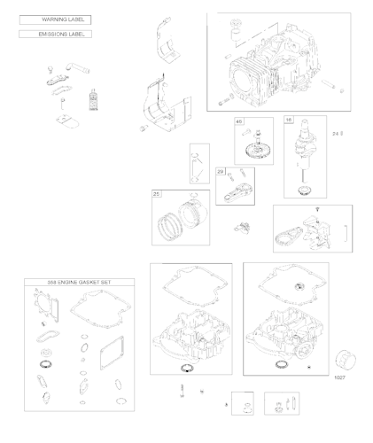 Husqvarna Motoren & Getriebe BRIGGS & STRATTON ENGINES, 31Q5070002H1, 2017-01