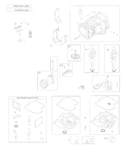 Husqvarna Motoren & Getriebe BRIGGS & STRATTON ENGINES, 31R7770011B1, 2017-01