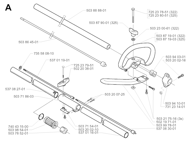 Husqvarna Rasentrimmer 322 L, 20000100001-20020100000