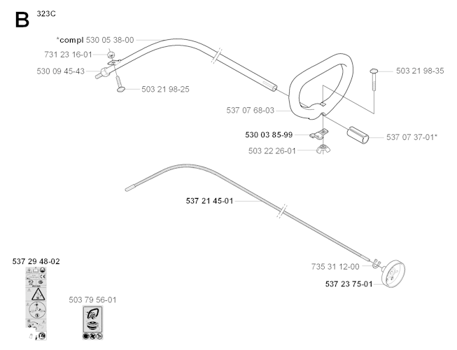 Husqvarna Rasentrimmer 20051800001 323C