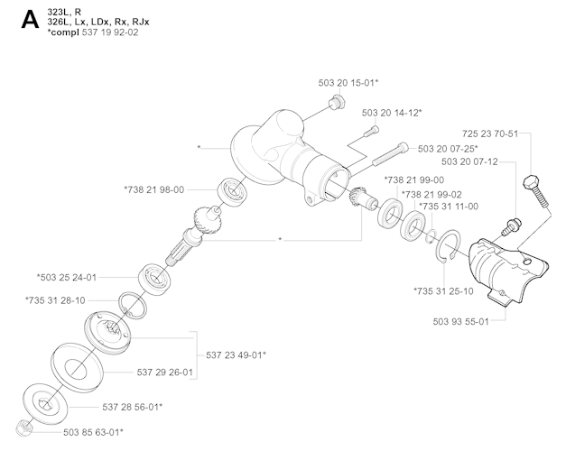 Husqvarna Rasentrimmer 20041000001 326Lx