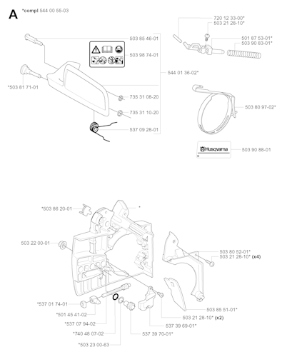 Husqvarna Kettensägen 20060100001 338 XP® T