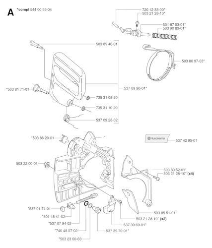 Husqvarna Kettensägen 339 XP, 20063600001-20100600000