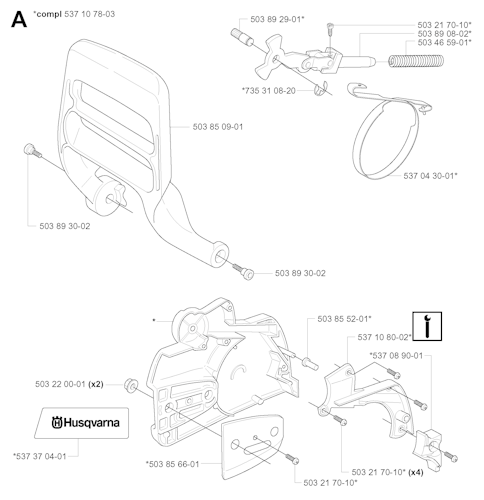 Husqvarna Kettensägen 20051800001 340 e-series