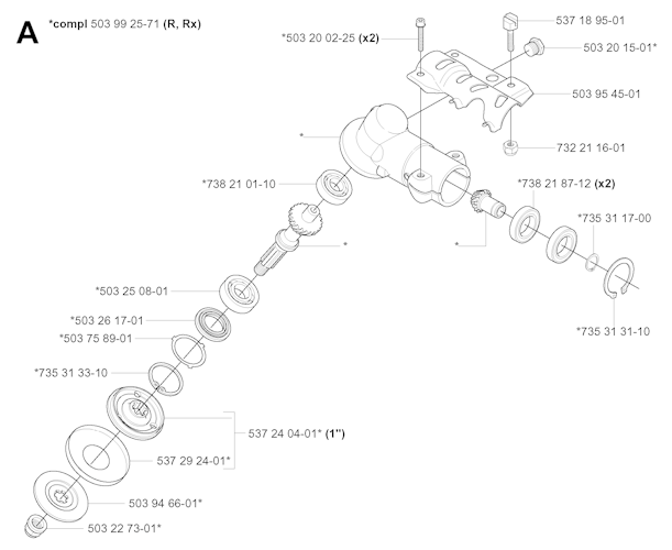 Husqvarna Motorsensen/Freischneider 20043100001 343F