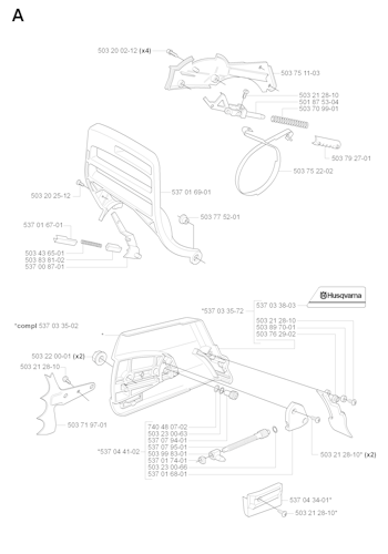 Husqvarna Kettensägen 385, 20064000001-Current