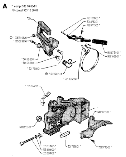 Husqvarna Kettensägen 40, 19902200001-19912200000